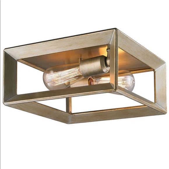 Golden Lighting Flush Mount Smyth Light Fixture - Picture 9 of 11